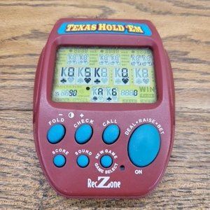 Rec Zone Texas Hold 'Em Handheld Game